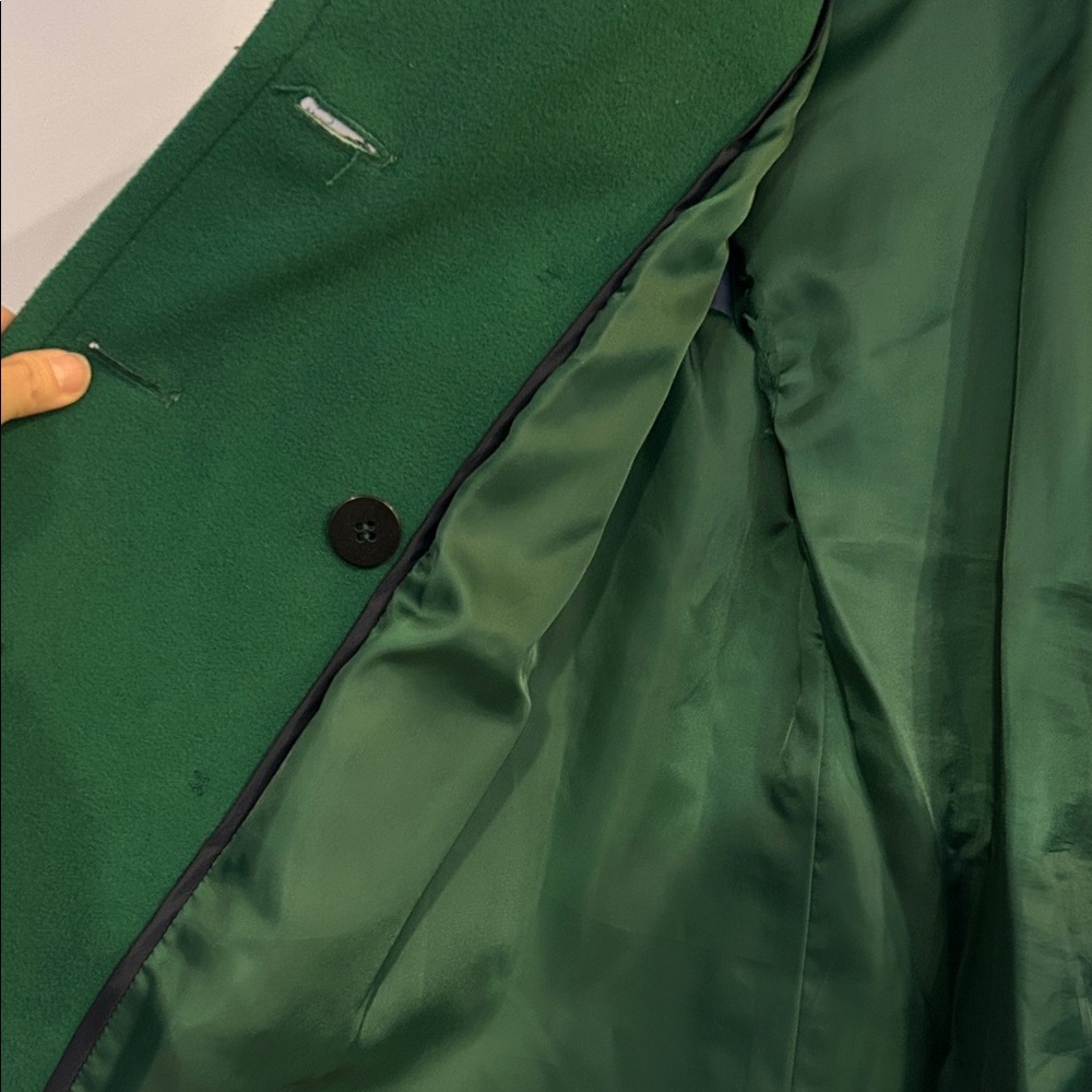 Tommy Hilfiger Classic Green Pea Coat - Women’s Size 4 - Picture 12 of 12